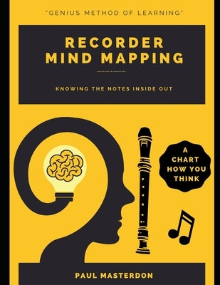 Recorder Mind Mapping: A Recorder Fingering Chart How You Think by Masterdon, Paul