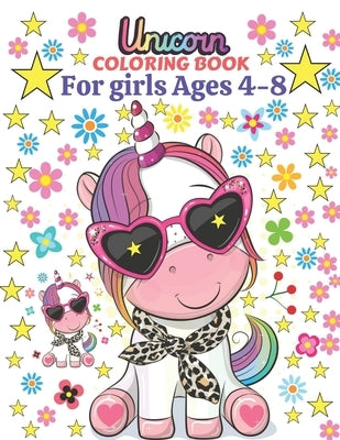 Unicorn coloring book for girls ages 4-8: Beautiful and fun Unicorn shapes collection for coloring by Didi, Zak