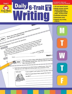 Daily 6-Trait Writing, Grade 5 Teacher Edition by Evan-Moor Corporation