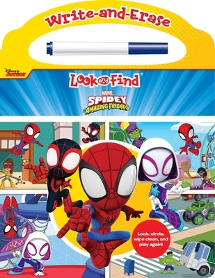 Disney Junior Marvel Spidey and His Amazing Friends: Write-And-Erase Look and Find by Pi Kids