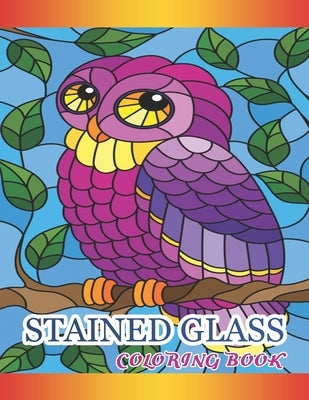 Stained Glass Coloring Book: Beautiful Assorted Designs and many intricate designs by Illustrashop