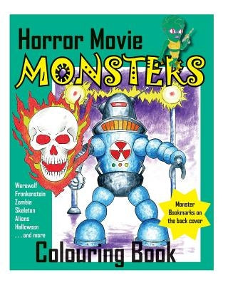 Horror Movie Monsters Colouring Book by Sutton, Albert David