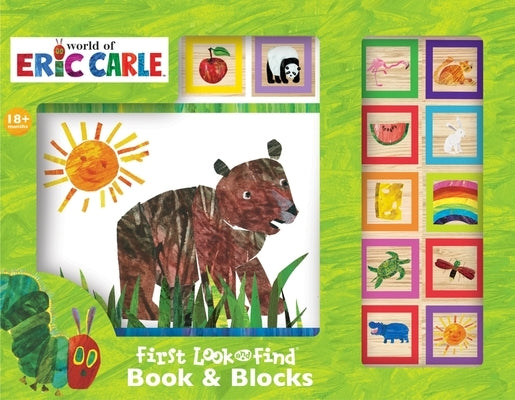 World of Eric Carle: First Look and Find Book & Blocks [With Wooden Blocks] by Wage, Erin Rose