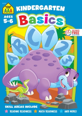 School Zone Kindergarten Basics 64-Page Workbook by Zone, School