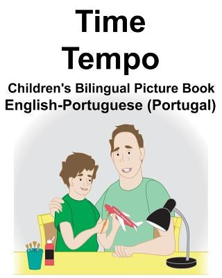 English-Portuguese (Portugal) Time/Tempo Children's Bilingual Picture Book by Carlson, Suzanne