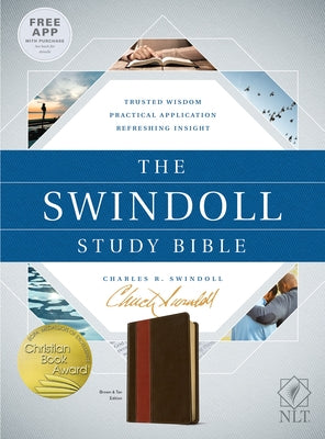 The Swindoll Study Bible NLT, Tutone by Tyndale