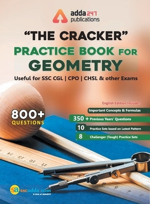 The Cracker Practice Book for Geometry (In English Printed Edition) by Adda247