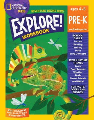 National Geographic Kids Explore! Workbook Pre-K by National Geographic Kids