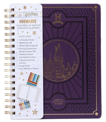 Harry Potter: Hogwarts Teacher's 12-Month Undated Planner: (Harry Potter School Planner School, Harry Potter Gift, Harry Potter Stationery, Undated Pl by Insights