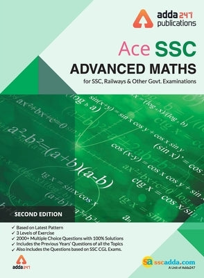 Advance Maths Book for SSC CGL, CHSL, CPO and Other Govt. Exams (English Printed Edition) by Adda247