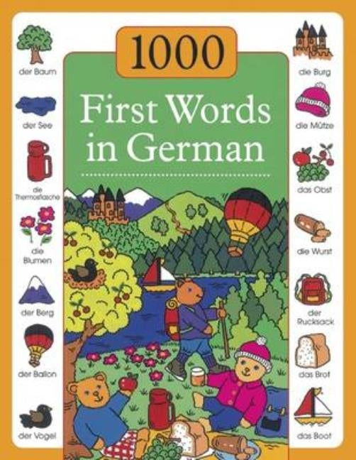 1000 First Words in German by Kenkmann, Andrea