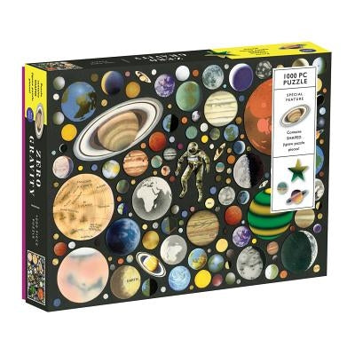 Zero Gravity 1000 Piece Puzzle with Shaped Pieces by Galison