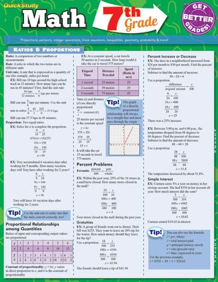 Math 7th Grade by Barcharts Inc