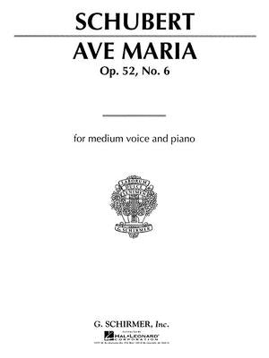 Ave Maria: Medium Voice in A-Flat by Schubert, Franz