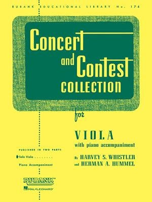 Concert and Contest Collection for Viola: Solo Book Only by Voxman, H.