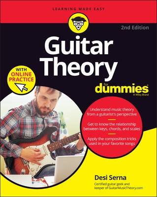 Guitar Theory for Dummies with Online Practice by Serna, Desi