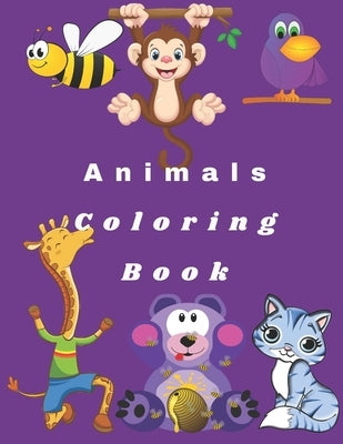 Animals Coloring Book: Animals Coloring Book For Kids 100 pages by Sany, Catalina