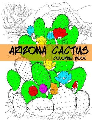 Arizona Cactus Coloring Book by Books, Digital Coloring