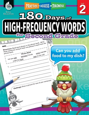 180 Days(tm) High-Frequency Words for Second Grade: Practice, Assess, Diagnose by Solomon, Adair