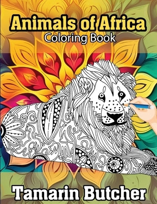 Animals of Africa Coloring Book by Butcher, Tamarin