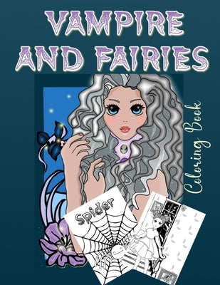 Vampire and Fairies: VAMPIRE AND FAIRIES Coloring Book by Varol, Valentina