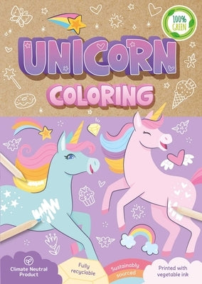 Unicorn Coloring: A Fully Recyclable Coloring Book by Igloobooks