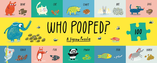 Who Pooped? 100 Piece Puzzle: A Jigsaw Puzzle by Laurence King Publishing