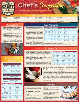 Chef's Companion: A Quickstudy Laminated Reference Guide by Parzych, Cynthia