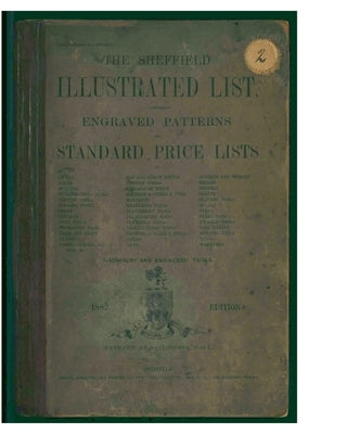 The Sheffield Illustrated List: Engraved patterns Standard Price lists by Horne, Grace