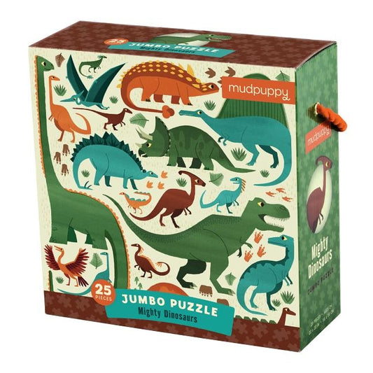 Mighty Dinosaurs Jumbo Puzzle by Mudpuppy