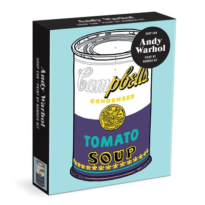 Andy Warhol Soup Can Paint by Number Kit by Galison