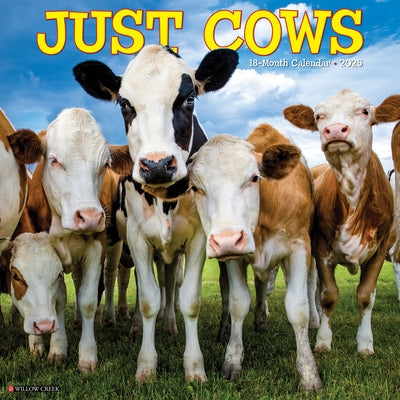 Just Cows 2025 12 X 12 Wall Calendar by Willow Creek Press