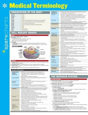 Medical Terminology Sparkcharts: Volume 41 by Sparknotes