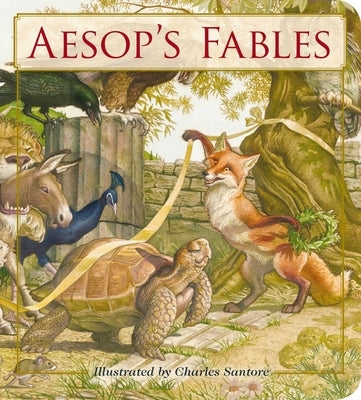 Aesop's Fables Oversized Padded Board Book: The Classic Edition by Santore, Charles