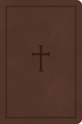 CSB Large Print Compact Reference Bible, Brown Leathertouch by Csb Bibles by Holman