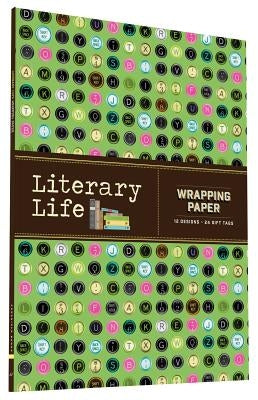 Literary Life Wrapping Paper: 12 Sheets + 24 Gift Tags! by Chronicle Books