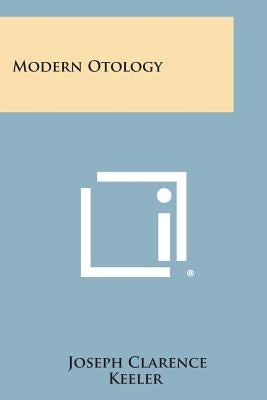 Modern Otology by Keeler, Joseph Clarence