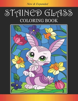 Stained Glass Coloring Book: An Adult Coloring Book with Beautiful Designs for Relaxation and Stress Relief (Stained Glass Coloring Books for Adult by Illustrashop