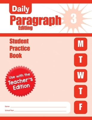 Daily Paragraph Editing, Grade 3 Student Edition Workbook (5-Pack) by Evan-Moor Corporation