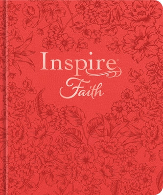 Inspire Faith Bible Nlt, Filament Enabled Edition (Hardcover Leatherlike, Coral Blooms): The Bible for Coloring & Creative Journaling by Tyndale