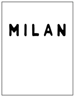 Milan: Black and white Decorative Book - Perfect for Coffee Tables, End Tables, Bookshelves, Interior Design & Home Staging A by Interior Styling, Contemporary