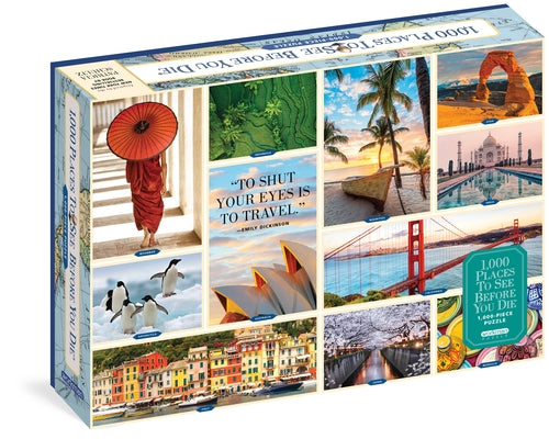 1,000 Places to See Before You Die 1,000-Piece Puzzle: For Adults Travel Gift Jigsaw 26 3/8 X 18 7/8 by Schultz, Patricia