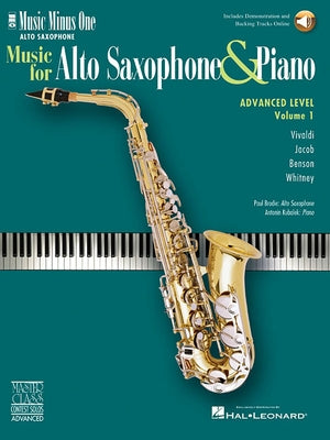 Advanced Alto Sax Solos - Volume 1: Music Minus One Alto Saxophone by Hal Leonard Corp