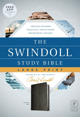 The Swindoll Study Bible NLT, Large Print by Tyndale