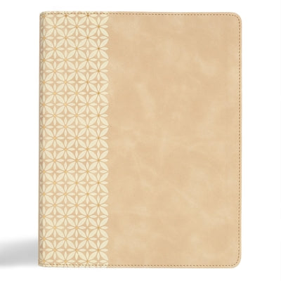 CSB Notetaking Bible, Expanded Reference Edition, Cream Suedesoft Leathertouch by Csb Bibles by Holman