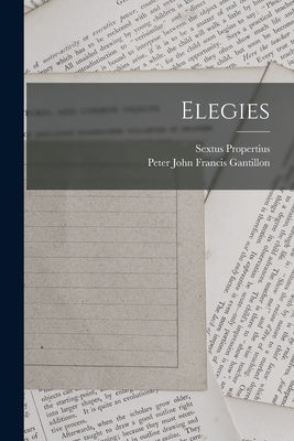 Elegies by Propertius, Sextus