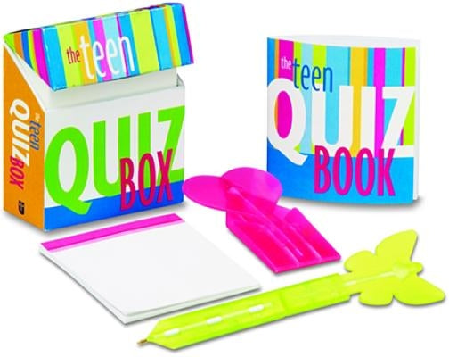 The Teen Quiz Box [With Notepad and Two Foldz Flat Glittery Pens and Booklet of Quizzes] by Andrews McMeel Publishing