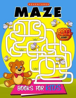 Maze Books for Kids: Activity Coloring for Children, boy, girls, kids Ages 2-4,3-5,4-8 by Balloon Publishing