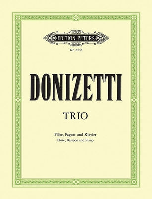 Trio in F for Flute, Bassoon and Piano: Set of Parts by Donizetti, Gaetano