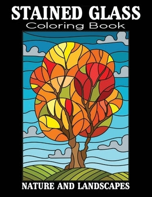 Stained Glass Coloring Book by Book, Stained Glass Coloring